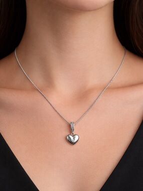 Pandora ALE 925 Sterling Silver “Always Be In My Heart” Openable Locket Necklace